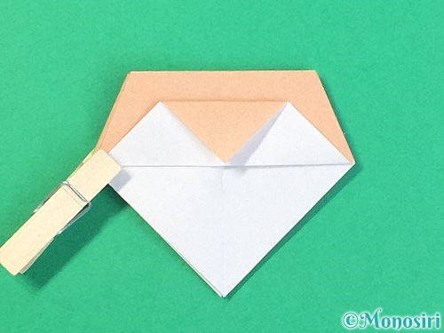 折り紙で菓子鉢の折り方手順33