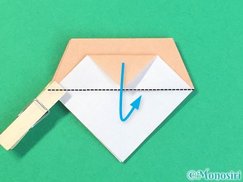 折り紙で菓子鉢の折り方手順34