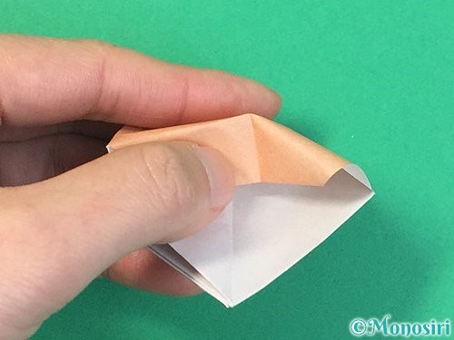 折り紙で菓子鉢の折り方手順35