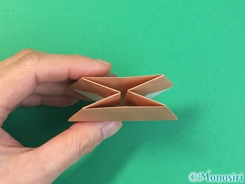 折り紙で菓子鉢の折り方手順38