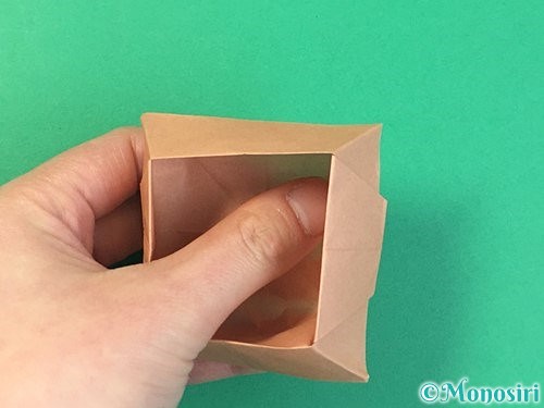 折り紙で菓子鉢の折り方手順39