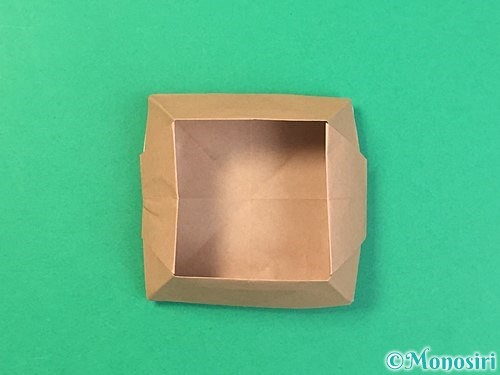 折り紙で菓子鉢の折り方手順40
