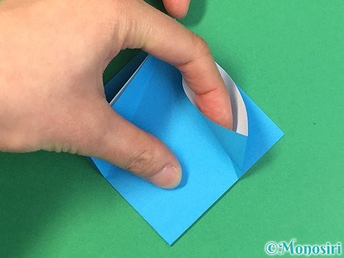 折り紙で角香箱の折り方手順11