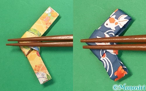 折り紙で箸置きの折り方 簡単な箸置きを2種類紹介 Monosiri