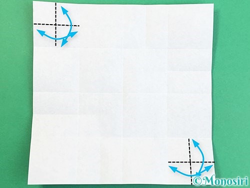 折り紙でアルファベットのXの折り方手順12