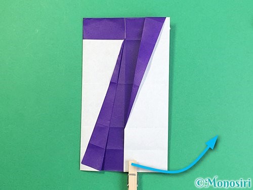 折り紙でアルファベットのZの折り方手順21
