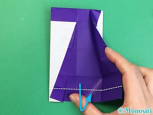 折り紙でアルファベットのZの折り方手順23