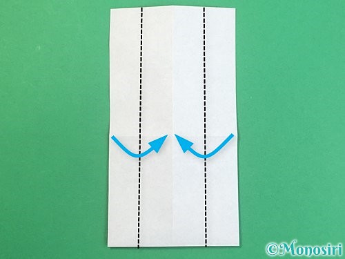 折り紙で手袋の折り方手順9