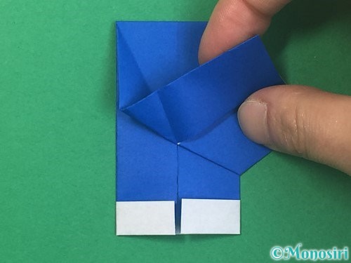 折り紙で手袋の折り方手順18