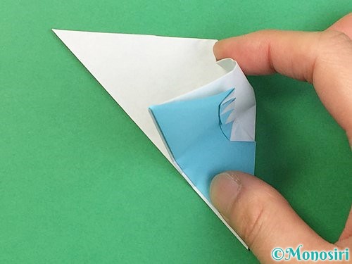 折り紙で富士山の折り方手順29