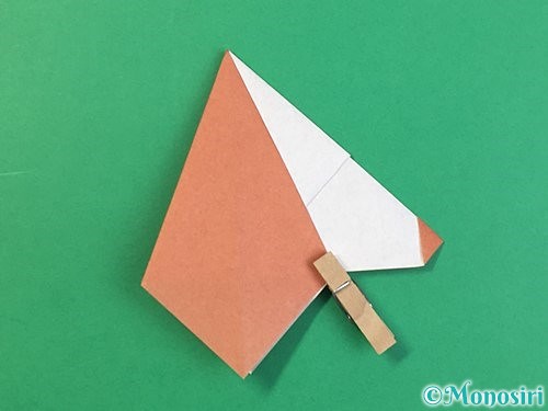 折り紙で立体的な犬の折り方手順37