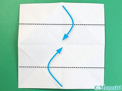 折り紙で立体的な犬の折り方手順9
