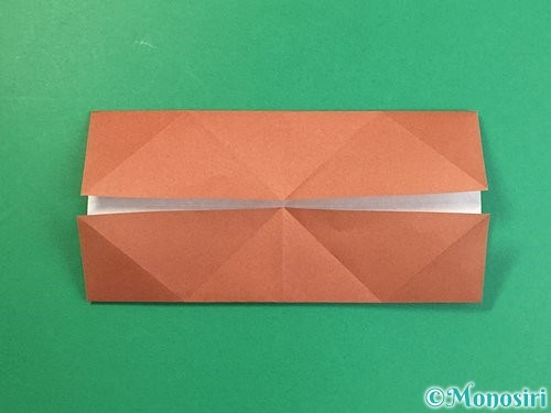 折り紙で立体的な犬の折り方手順10
