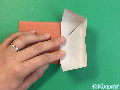 折り紙で立体的な犬の折り方手順14