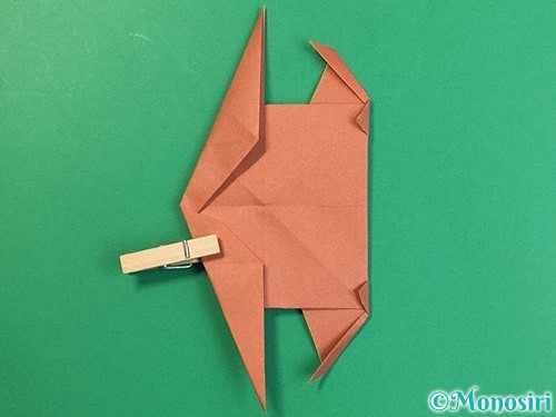折り紙で立体的な犬の折り方手順30