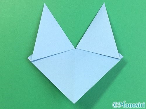 折り紙でねずみの折り方手順15