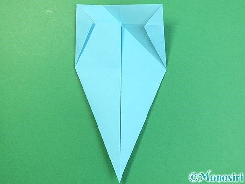 折り紙で立体的なネズミの折り方手順16