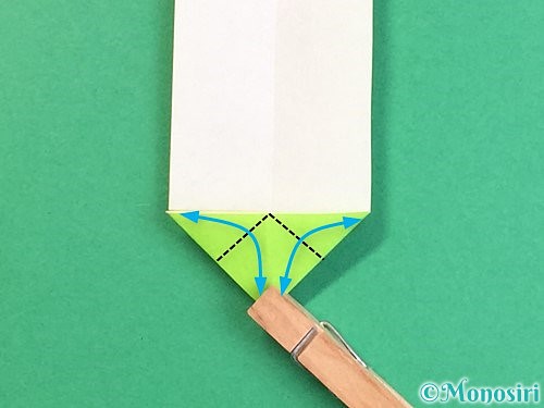 折り紙で龍の折り方手順16