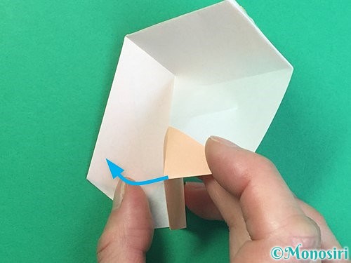 折り紙で立体的な羊の折り方手順61
