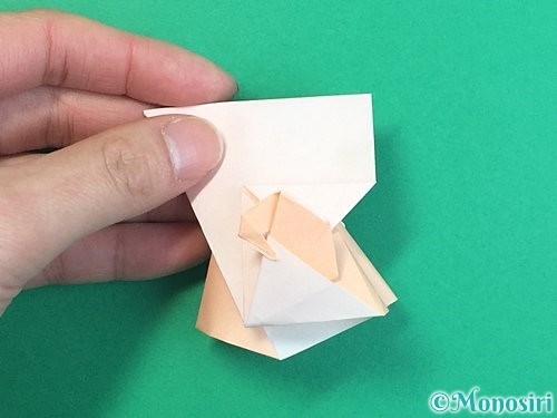 折り紙で立体的な羊の折り方手順62