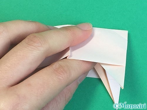 折り紙で立体的な羊の折り方手順91