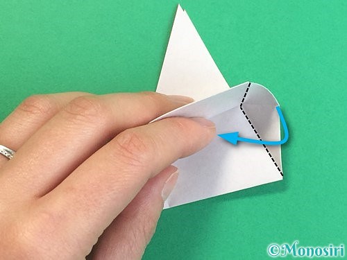 折り紙でにわとりの折り方手順19