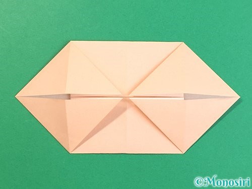 折り紙で立体的な豚の折り方手順10