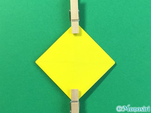 折り紙でひまわりの折り方手順35