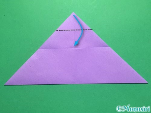 折り紙でなすの折り方手順17
