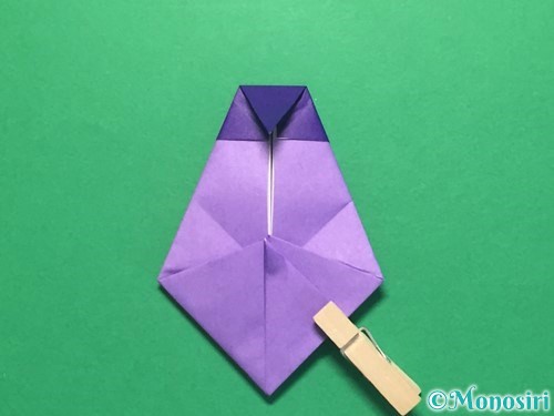 折り紙でなすの折り方手順30