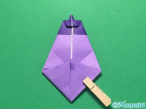 折り紙でなすの折り方手順32
