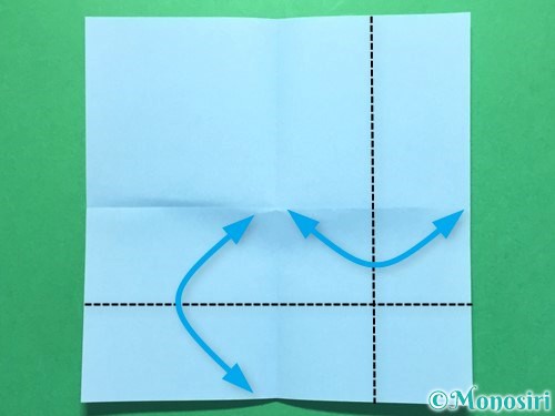 折り紙で火の玉の折り方手順3