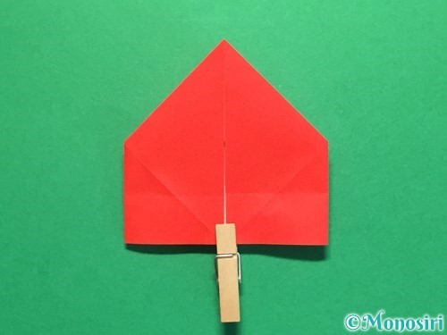 折り紙で立体的な花火の作り方手順21