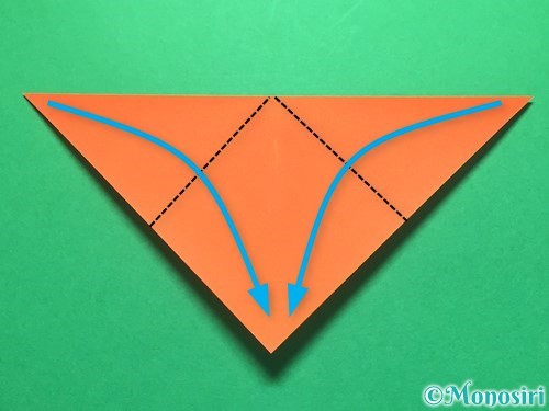 折り紙で金魚の折り方手順3