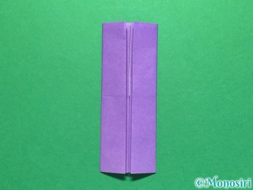 折り紙で扇子の折り方手順8