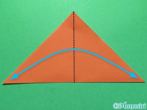 折り紙でセミの折り方手順3