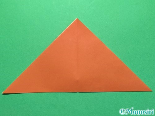 折り紙でセミの折り方手順4