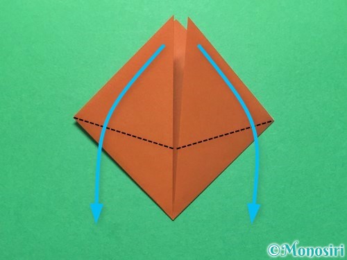 折り紙でセミの折り方手順7