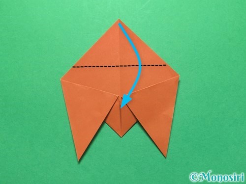 折り紙でセミの折り方手順9