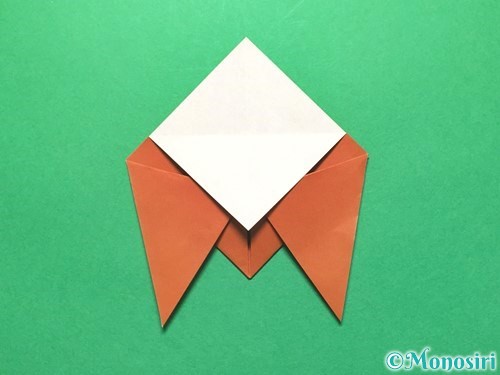 折り紙でセミの折り方手順10