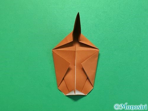 折り紙でカブトムシの折り方手順33