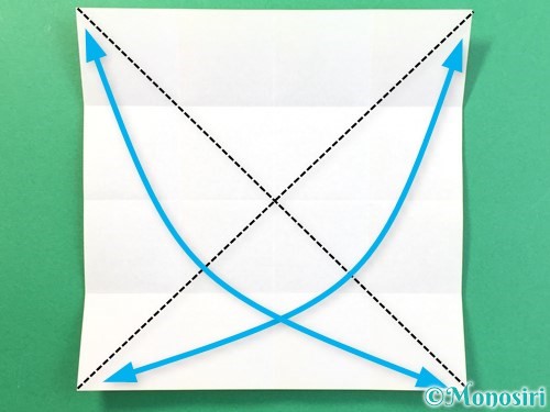 折り紙で風鈴の作り方手順7
