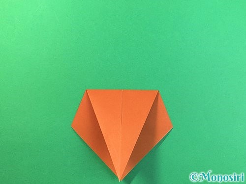 折り紙で立体的なカブトムシの折り方手順7