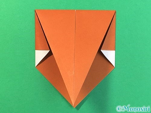 折り紙で立体的なカブトムシの折り方手順9
