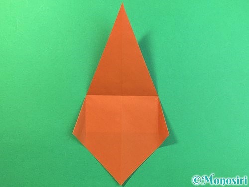 折り紙で立体的なカブトムシの折り方手順11