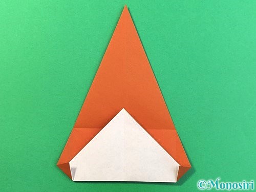 折り紙で立体的なカブトムシの折り方手順15