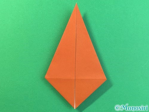 折り紙で立体的なカブトムシの折り方手順20