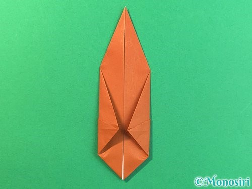 折り紙で立体的なカブトムシの折り方手順22