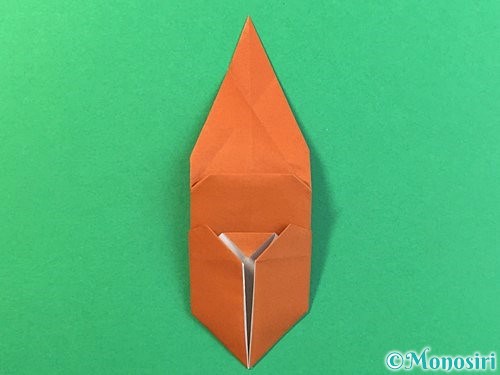 折り紙で立体的なカブトムシの折り方手順31