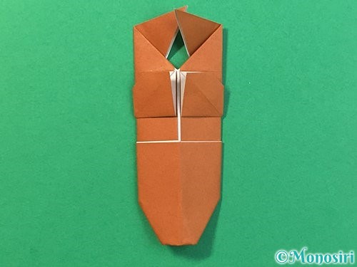 折り紙で立体的なクワガタの折り方手順38